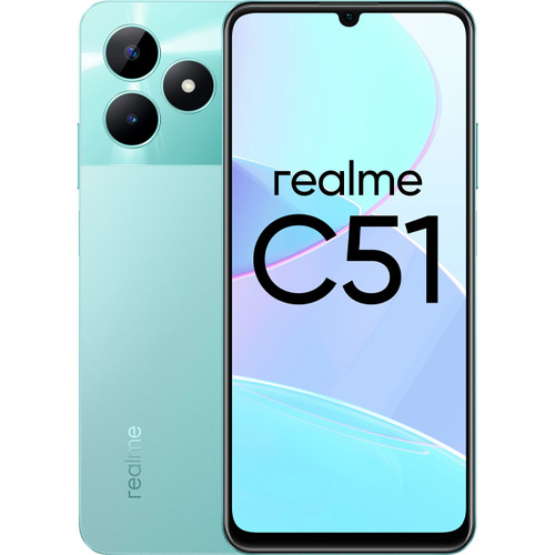 Телефон Realme RMX3830 C51 64Gb Ram 4Gb Mint Green фото 