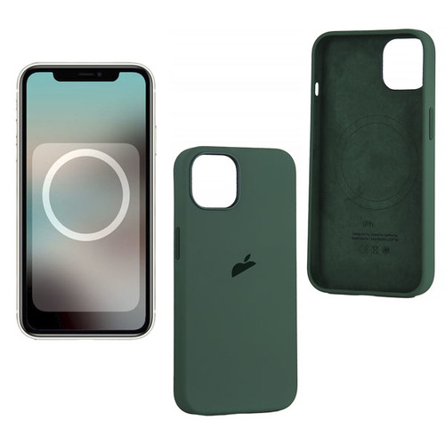 Накладка Goodcom Silicon Case iPhone 13 Pro (MagSafe + анимация NFC) Clover фото 