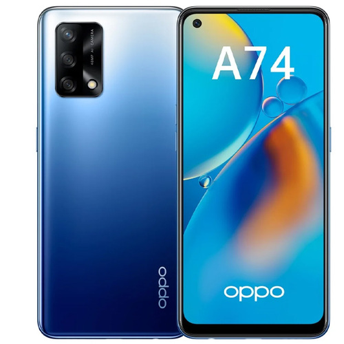 Телефон Oppo A74 128Gb Ram 4Gb Blue фото 